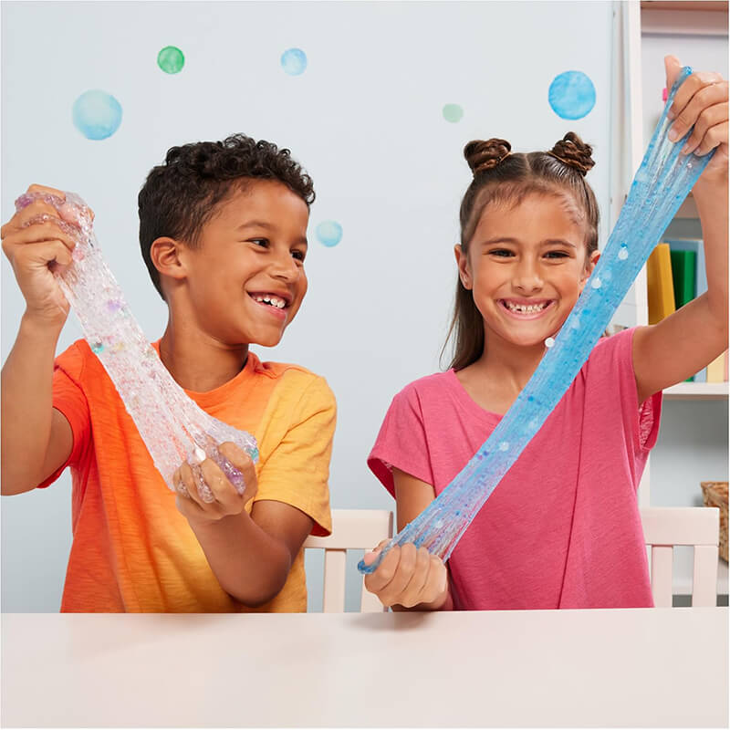 Image of happy children playing with Orbeez